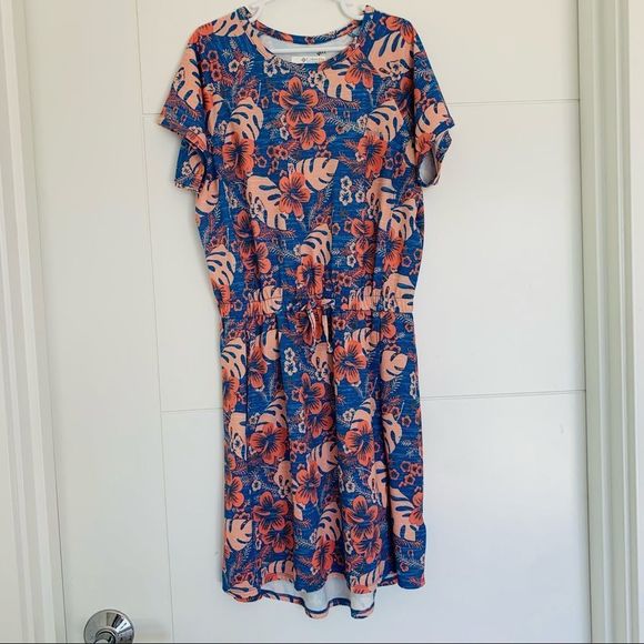Columbia Girls Freezer Dress size 10 / 12 Summer Pockets Kids L - Picture 1 of 5